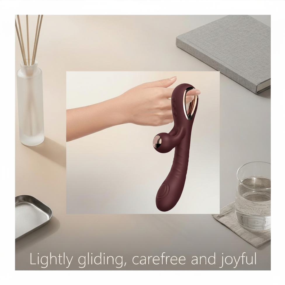 The Midnight Rabbit Vibrator Magnetic USB charge vibrator