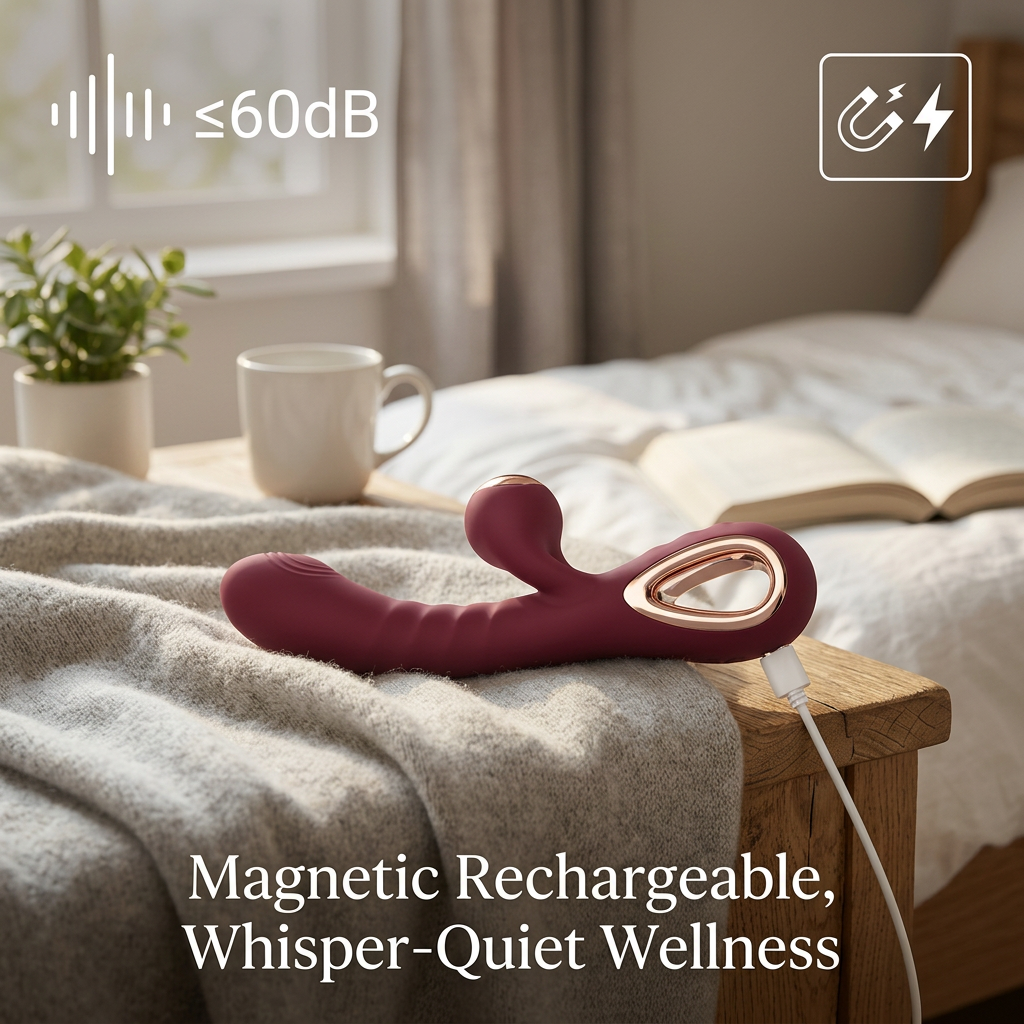 The Midnight Rabbit Vibrator Magnetic USB charge vibrator