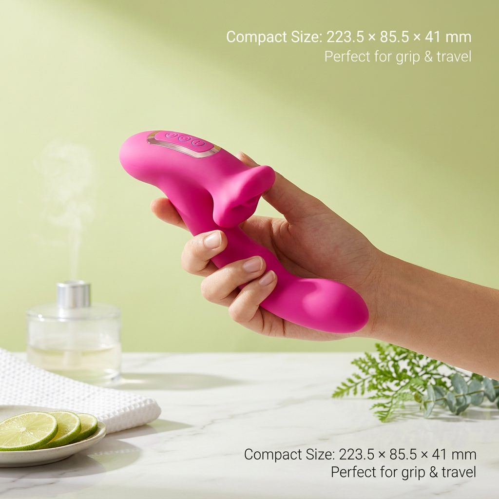 Discreet Packaging Dual-Mode Silicone Personal Massager | 2-in-1 Versatile Stimulator