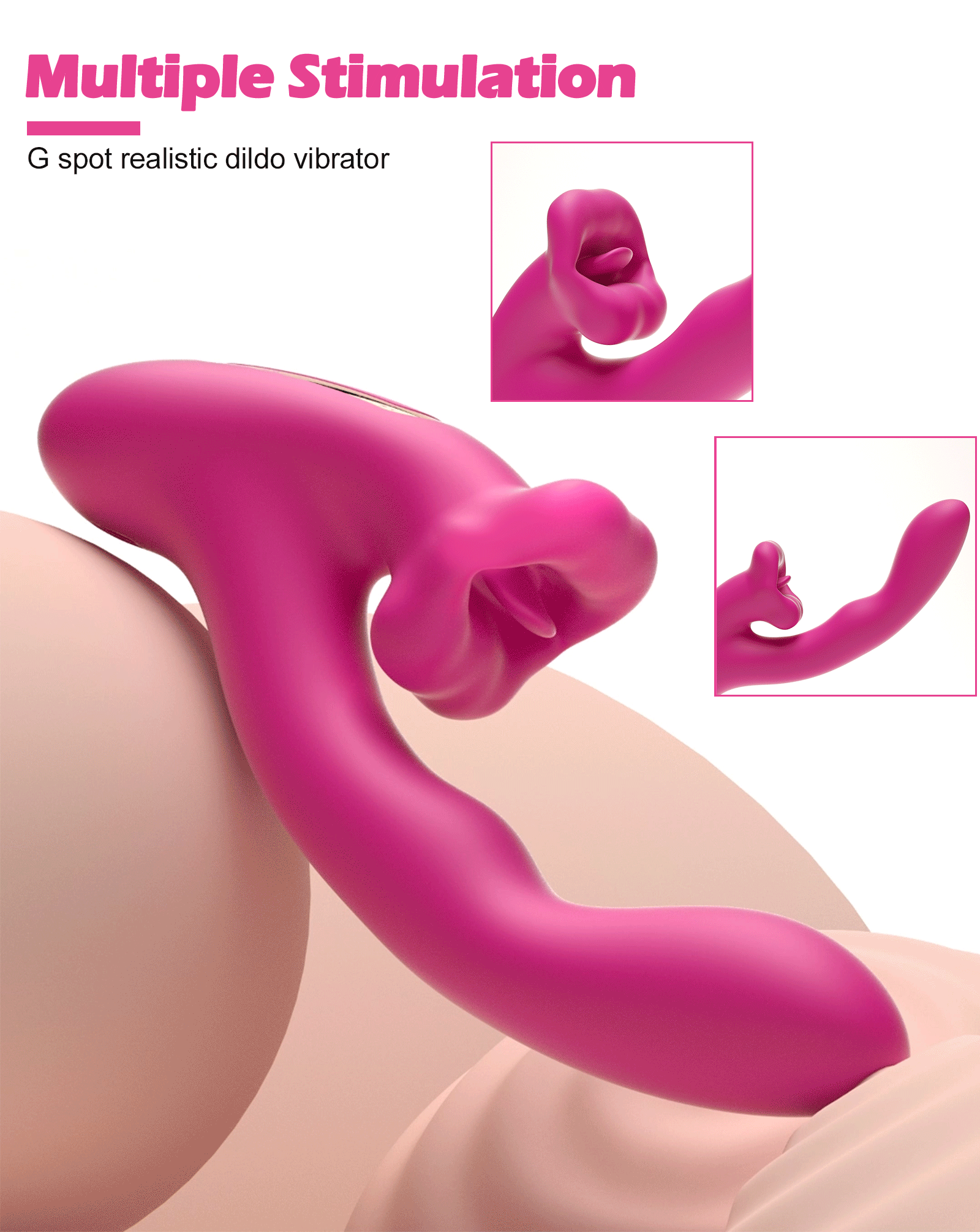Discreet Packaging Dual-Mode Silicone Personal Massager | 2-in-1 Versatile Stimulator