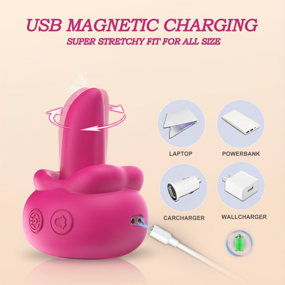 Portable Skin-Friendly | M Lady Rotating Tongue Body Massager
