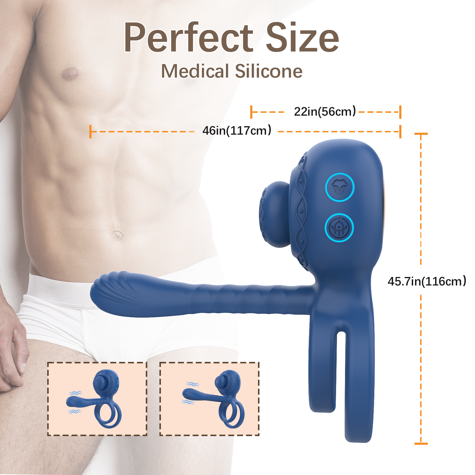 Exclusive Design Body Massager for Wellness ring for men