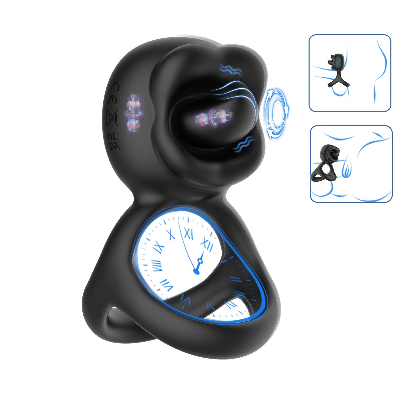 Multi-mode massager Skin-Friendly Dual Ring Body Massager | Rechargeable