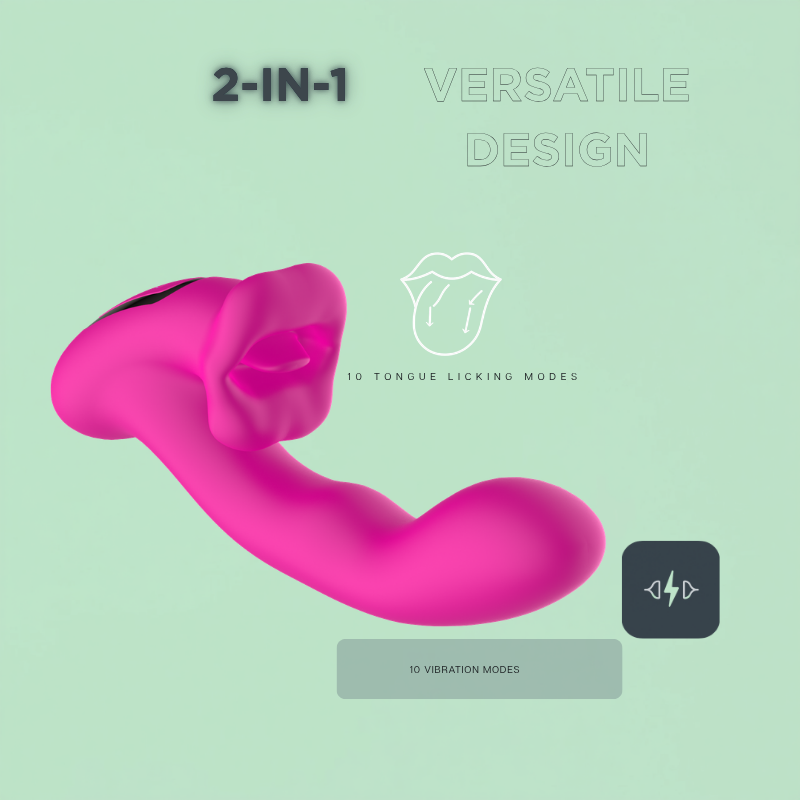 Discreet Packaging Dual-Mode Silicone Personal Massager | 2-in-1 Versatile Stimulator