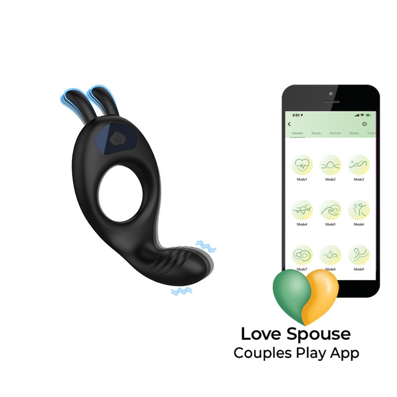 Dual Use Smart Massage Ring with APP Control Massage Ring for Shared Relaxation