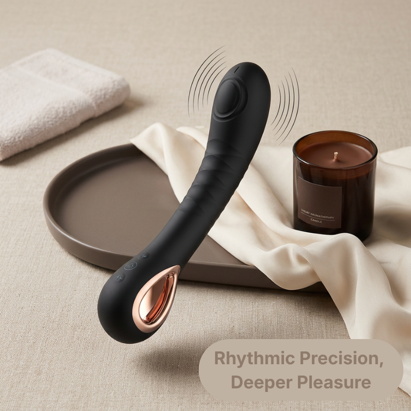 Eve Finger Wag G-Spot Vibrator  with pull ring  Clit Vibrator