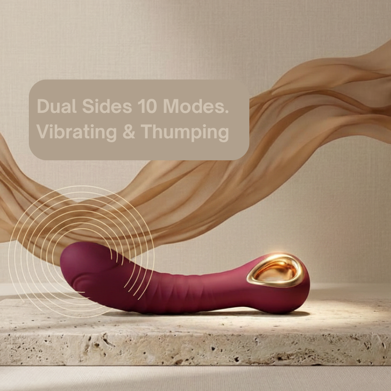 Double-Sided Silicone Personal Massager | Beginner Friendly Wellness Device