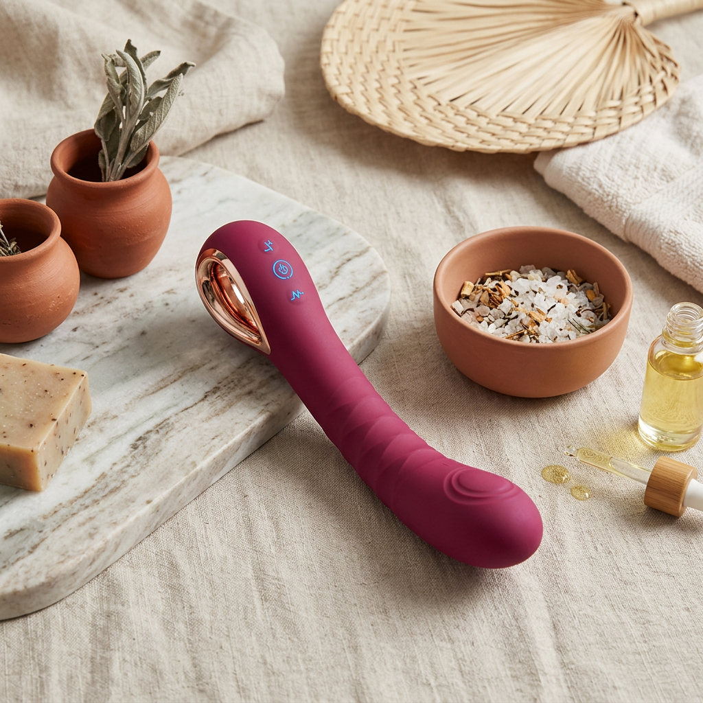 Double-Sided Silicone Personal Massager | Beginner Friendly Wellness Device