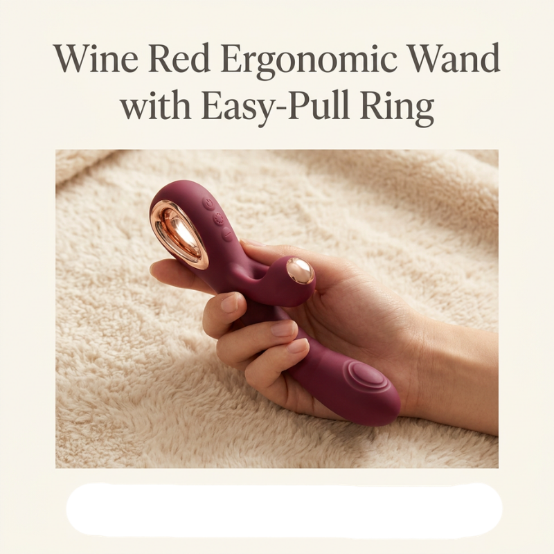 The Midnight Rabbit Vibrator  Magnetic USB charge  vibrator