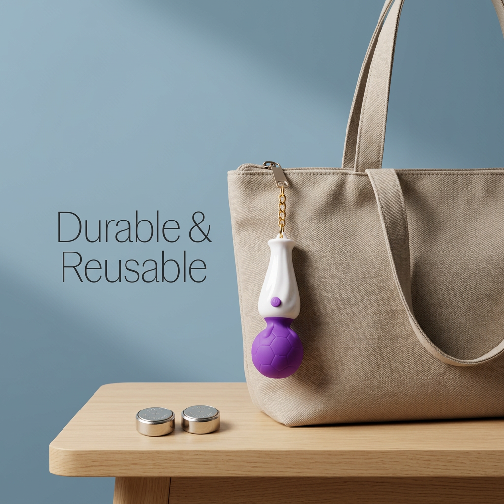 Keychain Mini Personal Massager | Discreet Portable Wellness Device