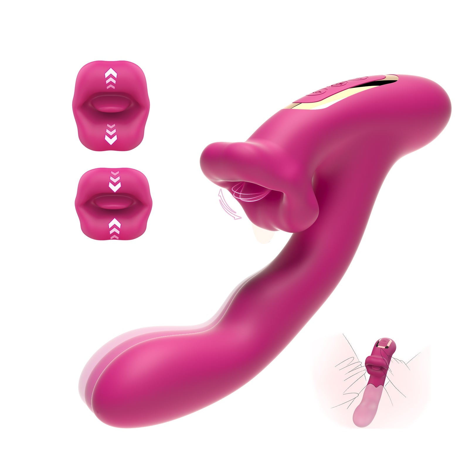 Discreet Packaging 2-in-1 Multi-Mode Body Massager for Targeted Relief
