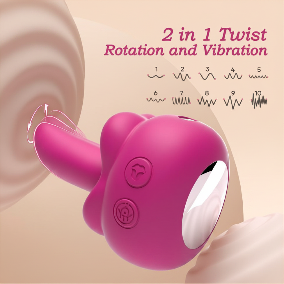 Portable Skin-Friendly  |  M Lady Rotating Tongue Body Massager