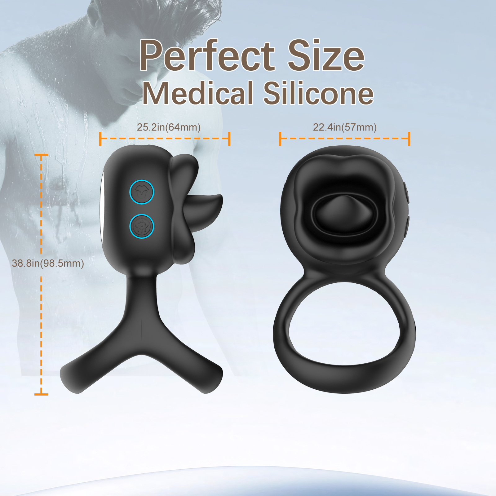 AquaFlex Luxury Dual Wellness Ring | Multi-Mode Relaxation Device