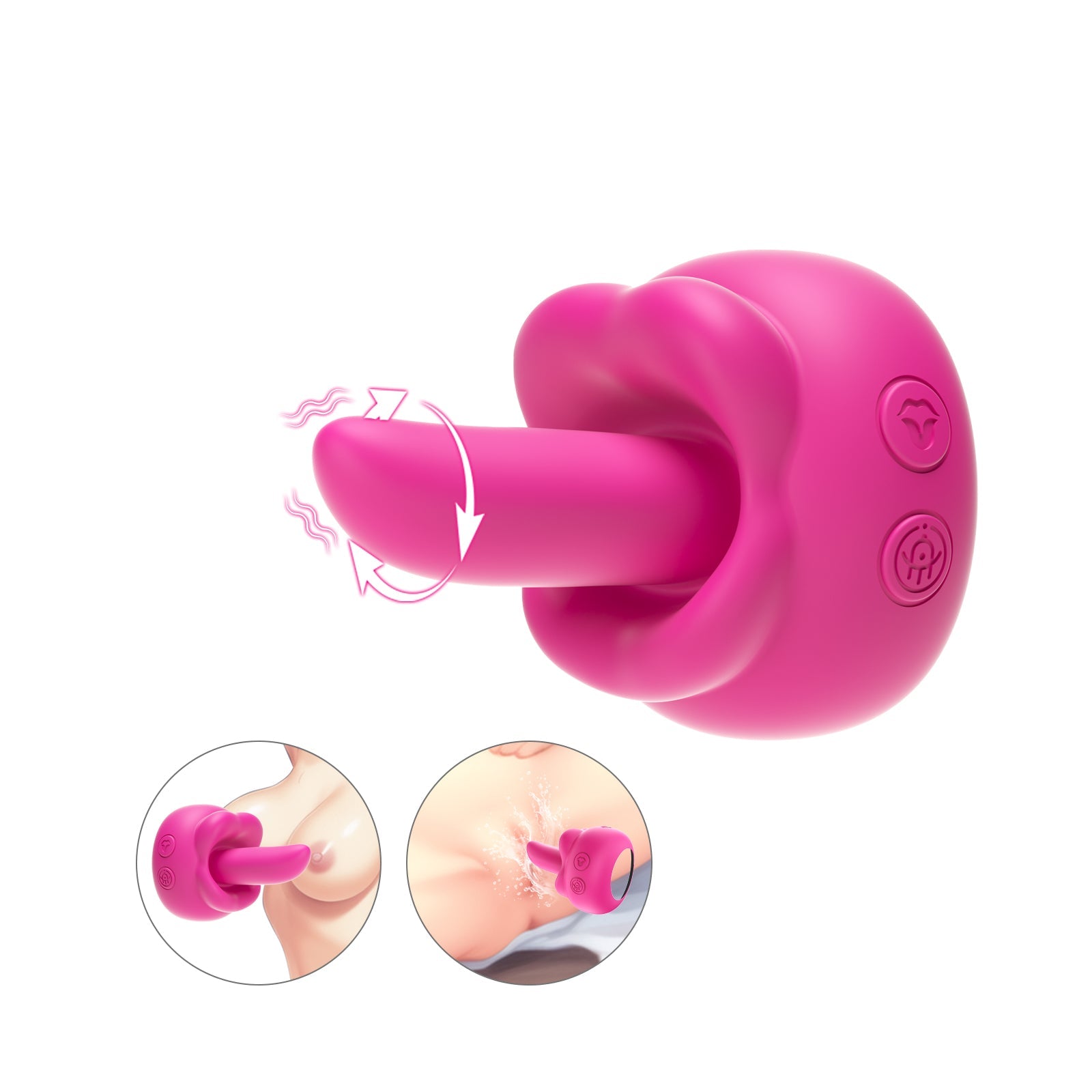 Portable Skin-Friendly Body Massager | Real-Like Soft Touch