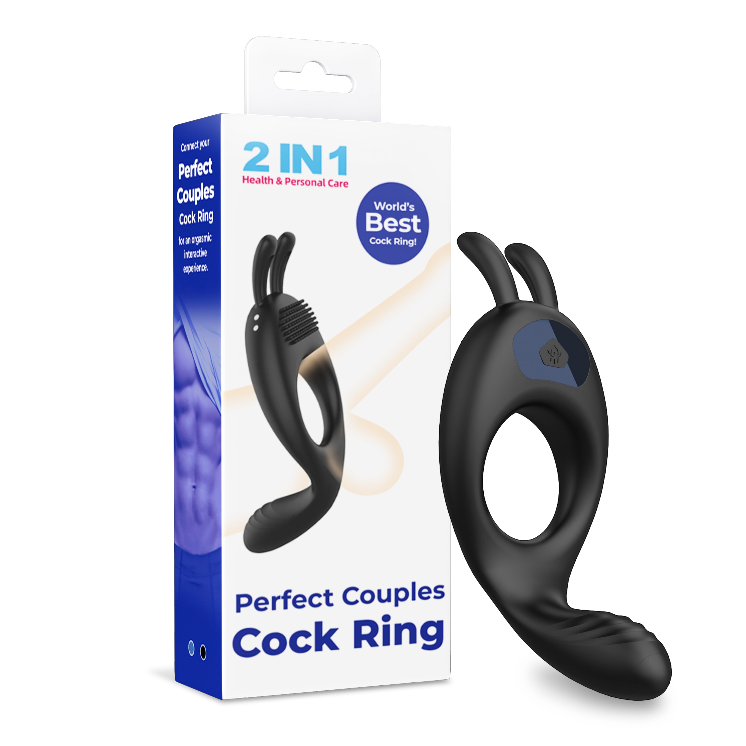 Dual Use Smart Massage Ring with APP Control Massage Ring for Shared Relaxation